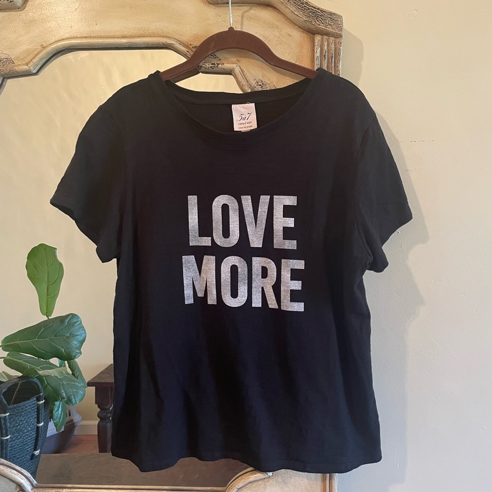 New ✨Cinq a Sept | Love tee | Black